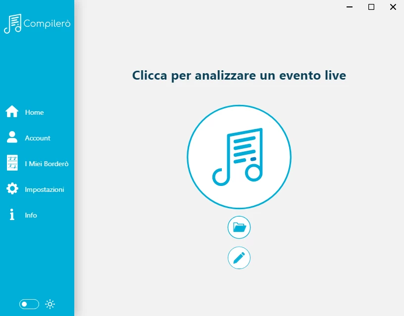 DJ che utilizza Compilerò durante un evento